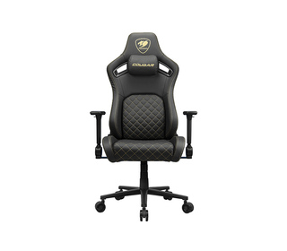 COUGAR CGR-DFL-GLB Siège de jeu sur PC Siège capitonné Noir, Or