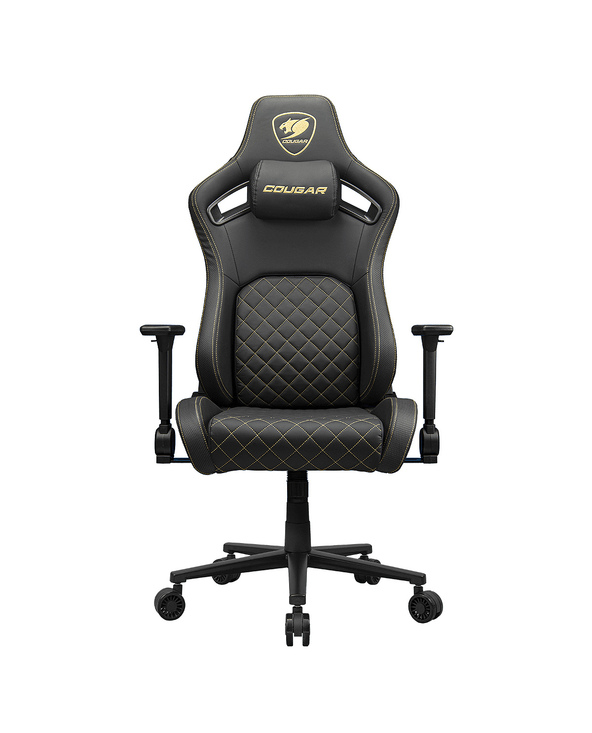 COUGAR CGR-DFL-GLB Siège de jeu sur PC Siège capitonné Noir, Or