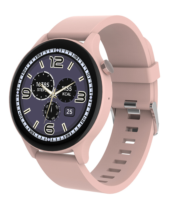 Denver SWC-338RO smartwatche et montre de sport 3,51 cm (1.38") TFT 44.6 mm Numérique 240x240 pixels Écran tactile Rose