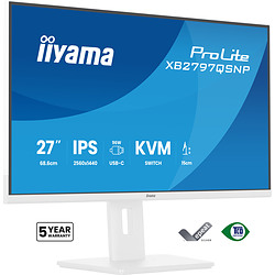 iiyama ProLite XB2797QSNP-W1 27" IPS LCD Quad HD Blanc