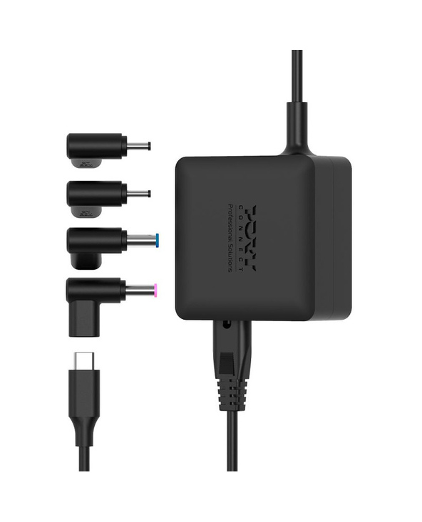 Port Designs 904065ACTOEU adaptateur de puissance & onduleur Intérieure 65 W Noir