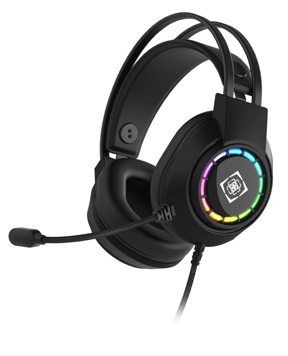 Deltaco Gaming GAM-168 casque Avec fil Arceau USB Type-A Noir