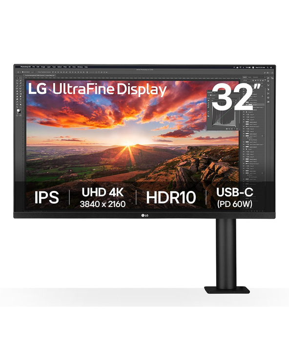 LG 32UN880K-B 31.5" LCD 4K Ultra HD 5 ms Noir
