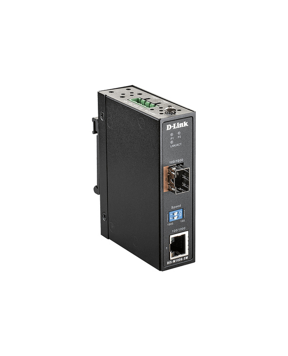 D-Link DIS-M100G-SW convertisseur de support réseau 4000 Mbit/s Multimode, Monomode Noir