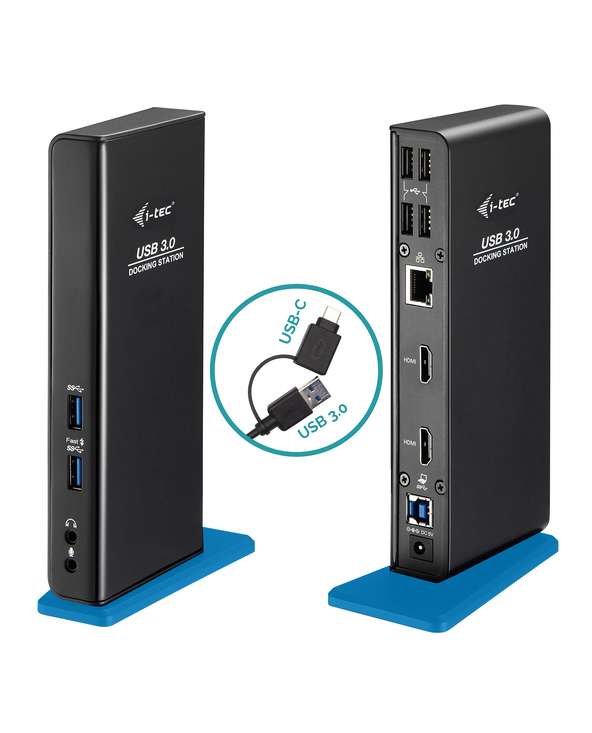 i-tec USB 3.0/USB-C Dual HDMI Docking Station