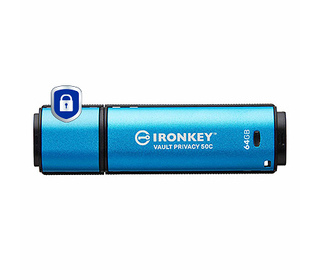 Kingston Technology IronKey 64Go USB-C Vault Privacy 50C chiffrée AES-256, FIPS 197