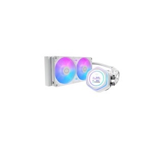 Cooler Master MasterLiquid Atmos II LCD Processeur Kit watercooling 12 cm Blanc 1 pièce(s)