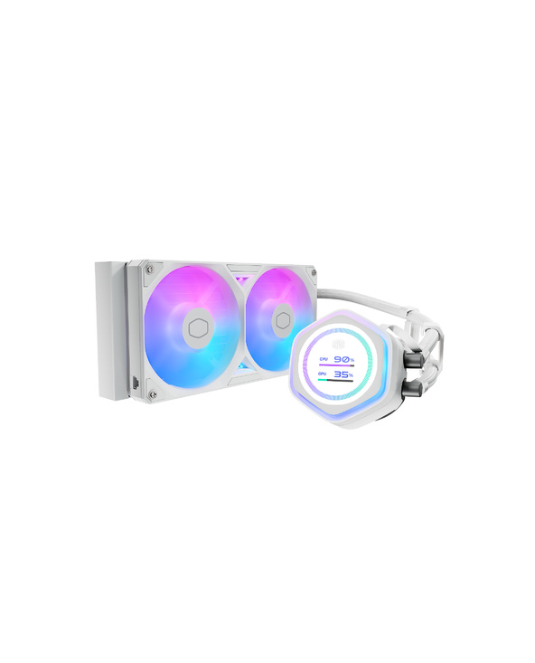 Cooler Master MasterLiquid Atmos II LCD Processeur Kit watercooling 12 cm Blanc 1 pièce(s)