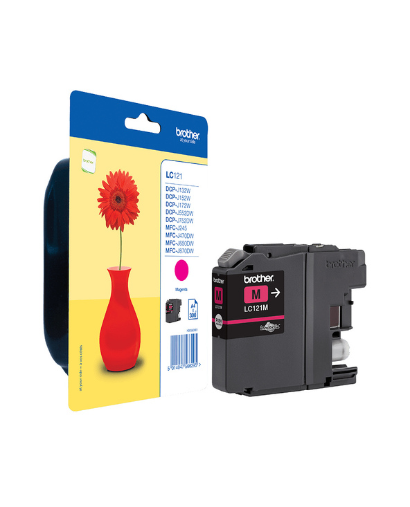 Brother LC121MBP cartouche d'encre 1 pièce(s) Original Rendement standard Magenta