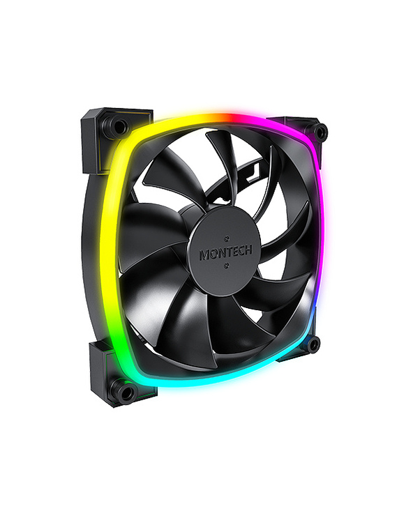Montech AX120 PWM Boitier PC, Processeur Module de ventilation 12 cm Noir 1 pièce(s)