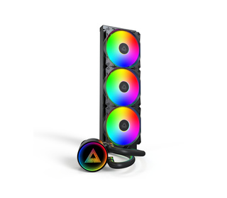 Montech LightFlow ARGB 360 Processeur Kit watercooling 12 cm Noir 1 pièce(s)