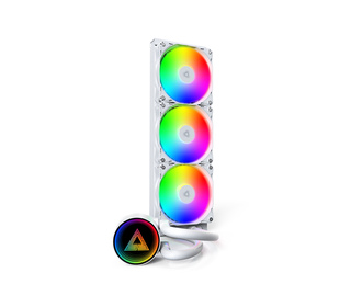 Montech LightFlow ARGB 360 Processeur Kit watercooling 12 cm Blanc 1 pièce(s)