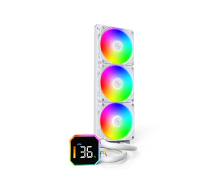Montech HyperFlow Digital 360 Processeur Kit watercooling 12 cm Blanc 1 pièce(s)