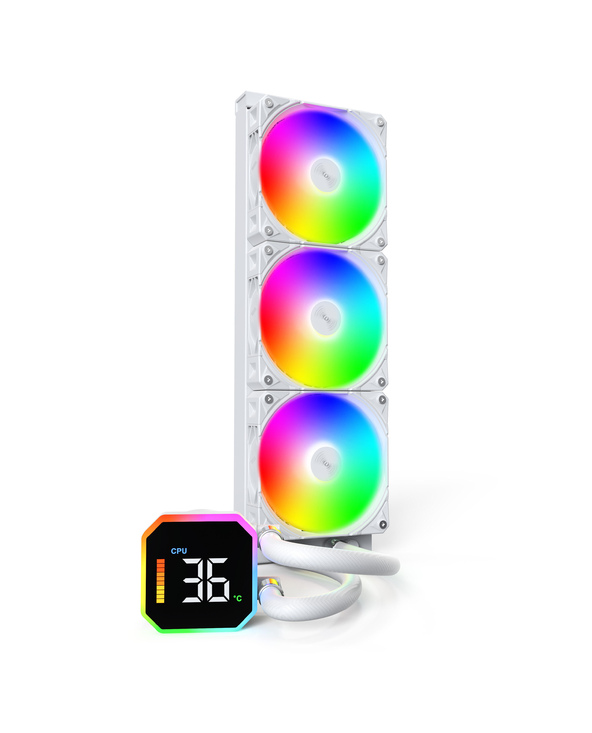 Montech HyperFlow Digital 360 Processeur Kit watercooling 12 cm Blanc 1 pièce(s)