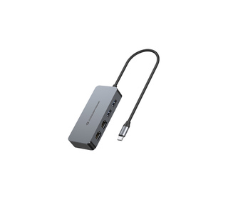 Conceptronic ABBY24G station d'accueil Avec fil USB 3.2 Gen 1 (3.1 Gen 1) Type-C Gris