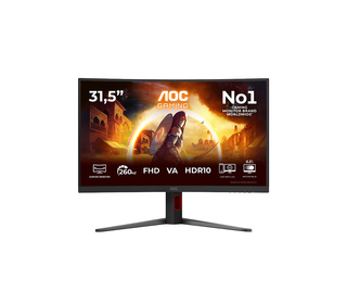 AOC G4 C32G4Z 31.5" 4 ms Noir, Rouge