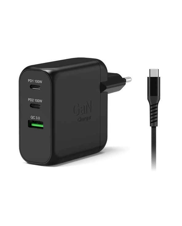 Port Designs 902100EPEU chargeur d'appareils mobiles Ordinateur portable, Tablette, Smartphone Noir Secteur Intérieure