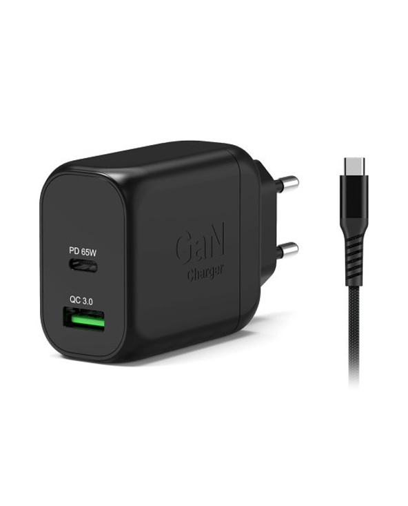 Port Designs 902065EPEU chargeur d'appareils mobiles Ordinateur portable, Tablette, Smartphone Noir Secteur Intérieure