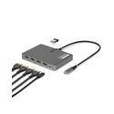 StarTech.com QUAD-USB-HDMI-ADAPT station d'accueil Avec fil USB 3.2 Gen 1 (3.1 Gen 1) Type-C Gris