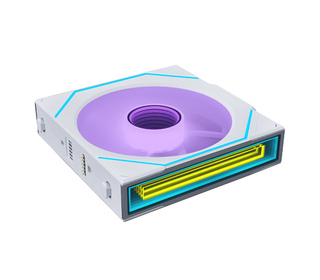 Lian Li Uni Fan 14RSLIN1W1W Boitier PC Ventilateur 14 cm Blanc 1 pièce(s)