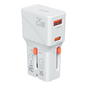 4smarts 541646 chargeur d'appareils mobiles Universel Orange, Blanc Secteur Charge rapide Intérieure