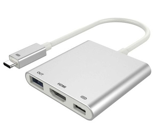 DLH DY-TU2720G station d'accueil USB 3.2 Gen 2 (3.1 Gen 2) Type-C Blanc