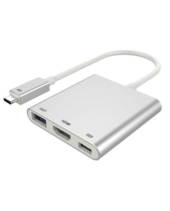 DLH DY-TU2720G station d'accueil USB 3.2 Gen 2 (3.1 Gen 2) Type-C Blanc