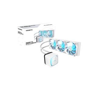 GIGABYTE EAGLE 360 ICE Système de Refroidissement Liquide pour CPU - 3x120mm Ventilateurs ARGB, écran LCD couleur, DAISY-CHAIN, 