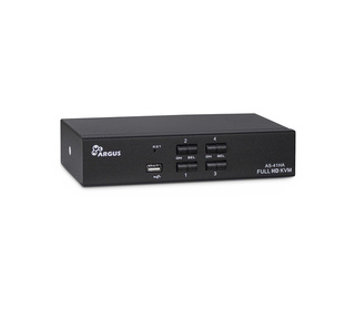 Inter-Tech AS-41HA HDMI commutateur écran, clavier et souris Noir