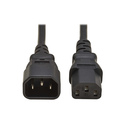 Eaton P004-P5M-EU câble électrique Noir 0,5 m IEC C13 IEC C14