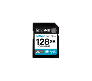 Kingston Technology Canvas Go! Plus 128 Go SDXC Canvas Go Plus Gen4 200 Mo/s C10 UHS-I U3 V30