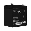 Green Cell AGM45 Batterie de l'onduleur Sealed Lead Acid (VRLA) 12 V 5,3 Ah