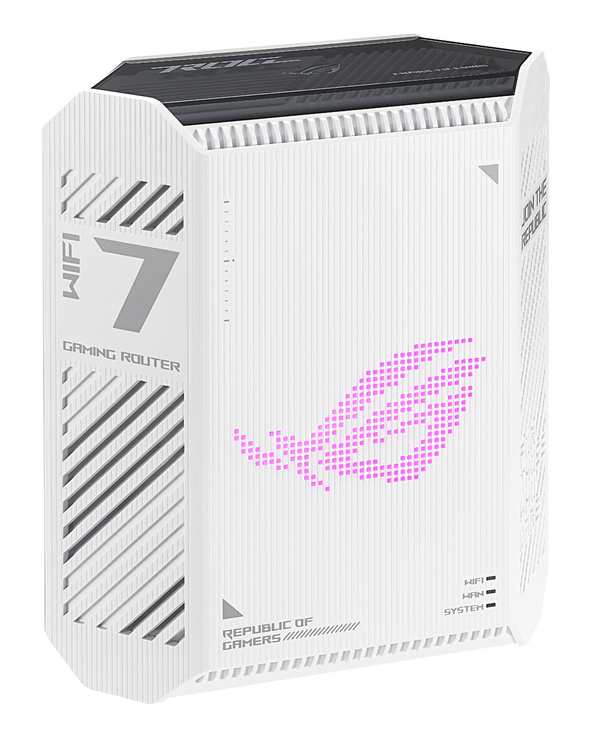 ASUS GS-BE7200 routeur sans fil 2.5 Gigabit Ethernet Bi-bande (2,4 GHz / 5 GHz) Blanc, Noir
