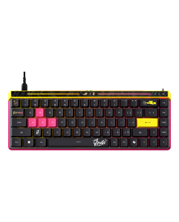ASUS ROG Falchion Ace HFX ZywOo Edition clavier Gaming USB QWERTY US International Noir