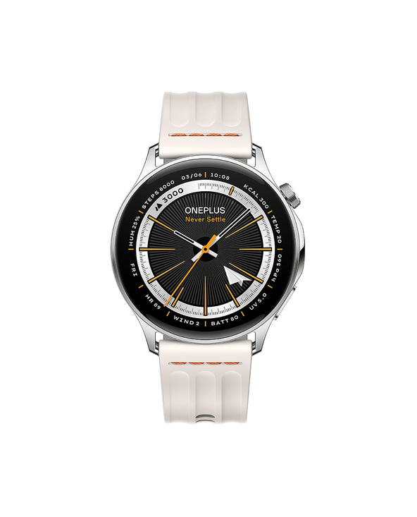 OnePlus Watch Lite 3,71 cm (1.46") AMOLED 45 mm Numérique 464x464 pixels Écran tactile Argent GPS (satellite)