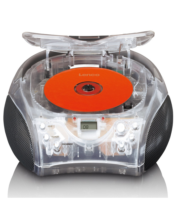 Lenco SCD-24TR Radio portable Numérique Transparent