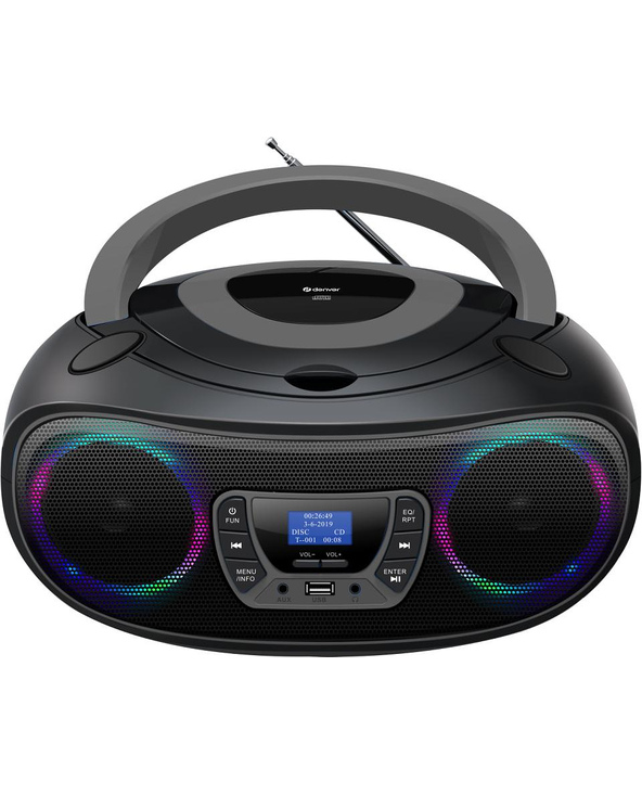 Denver TDB-212GR Gris Lecteur CD personnel