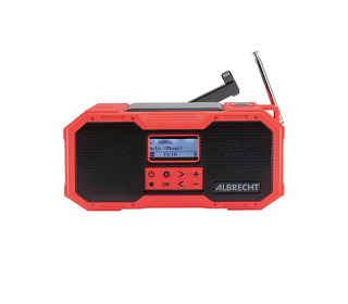 Albrecht DR 112 Numérique Noir, Rouge