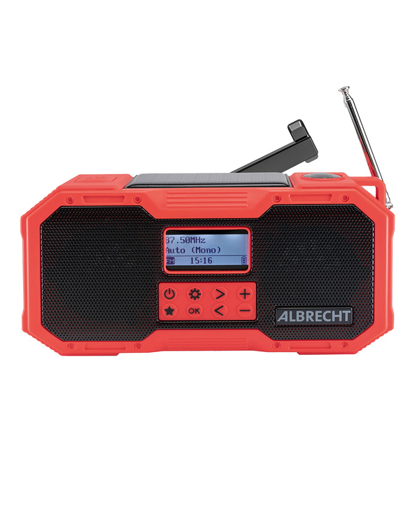 Albrecht DR 112 Numérique Noir, Rouge