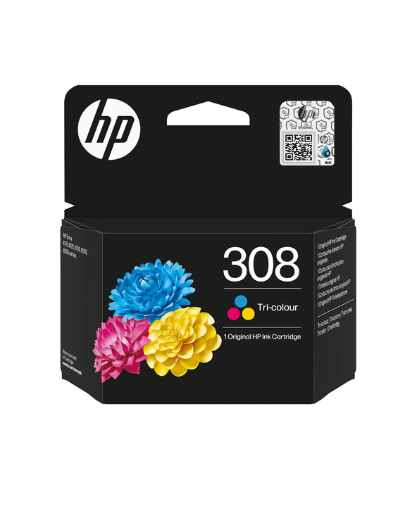 HP 308 Cartouche d’encre authentique Trois couleurs