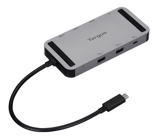 Targus DOCK429GL station d'accueil Avec fil USB4 Argent
