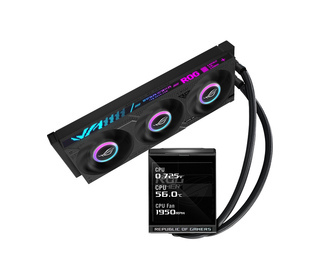 ASUS ROG Strix LC IV 360 ARGB LCD Processeur Kit watercooling 12 cm Noir