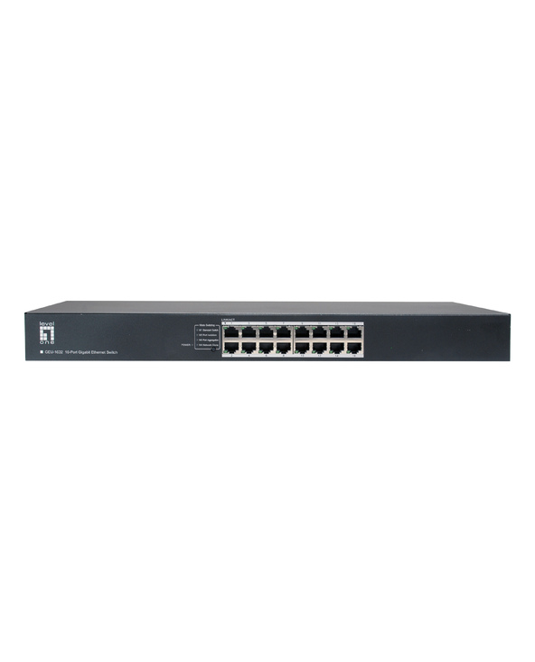 LevelOne GEU-1632 Non-géré Gigabit Ethernet (10/100/1000) 1U Gris