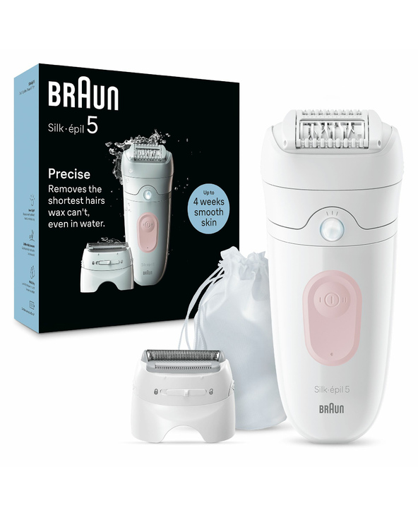 Braun Silk-épil 5 5-030 28 pince(s) Rose, Blanc