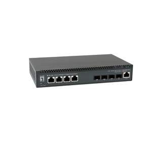LevelOne XEL-0891 Géré L3 10G Ethernet (100/1000/10000) Bureau Gris