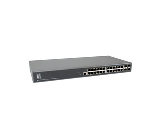 LevelOne GTL-2885 commutateur réseau Géré L3 Gigabit Ethernet (10/100/1000) Gris