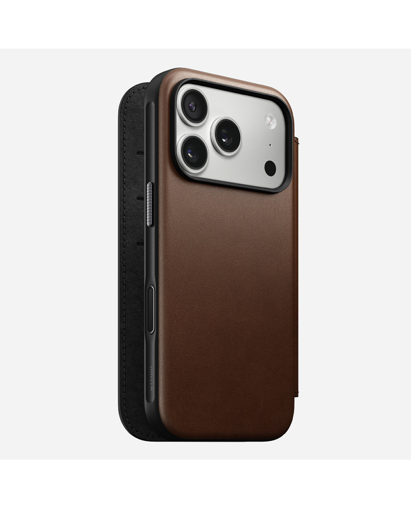 Nomad Mag Leather Back coque de protection pour téléphones portables 16 cm (6.3") Housse Marron