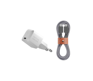Native Union FAST30-CC-WHZEB-EU chargeur d'appareils mobiles Ordinateur portable, Smartphone, Tablette Blanc Secteur Charge rapi