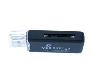 MediaRange MRCS507 lecteur de carte mémoire USB 3.2 Gen 1 (3.1 Gen 1) Interne Noir