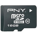 PNY MicroSD 16 Go Classe 10